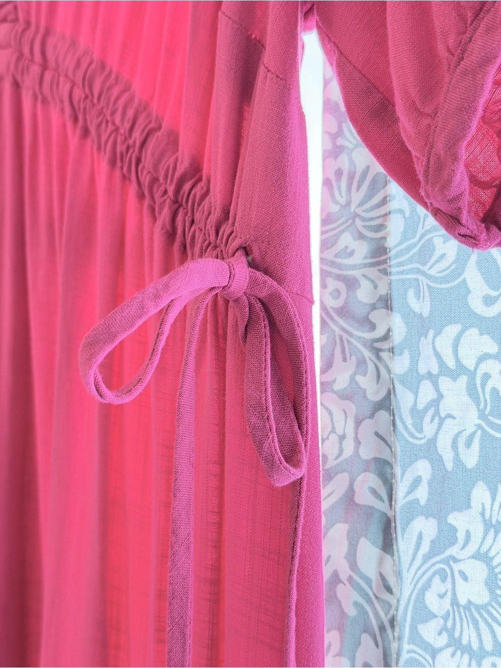 NWT | Ingrid & Isabel Fuchsia Maxi Dress Size Medium - Picture 2 of 8